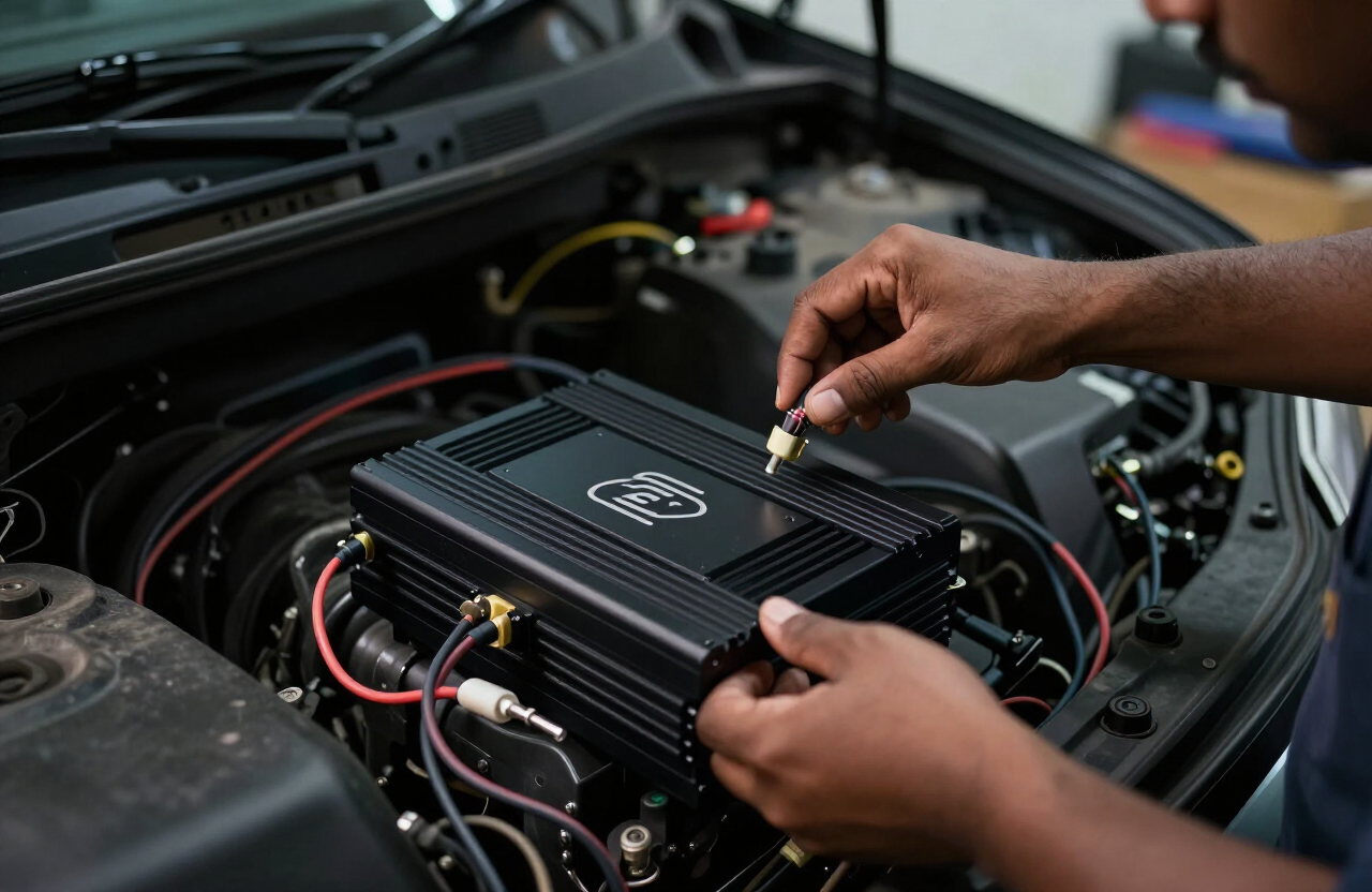 Precision amplifier installation