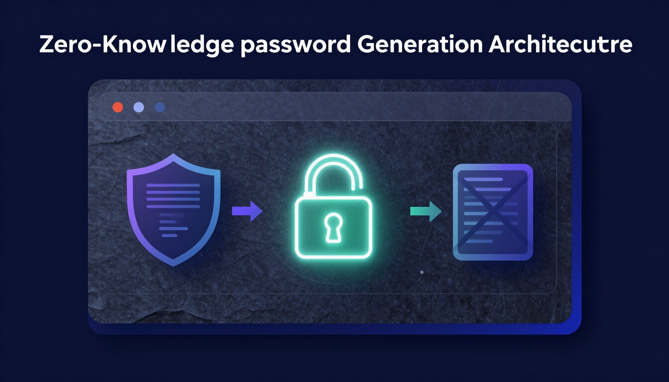Zero-Knowledge Password Generator Architecture Explained