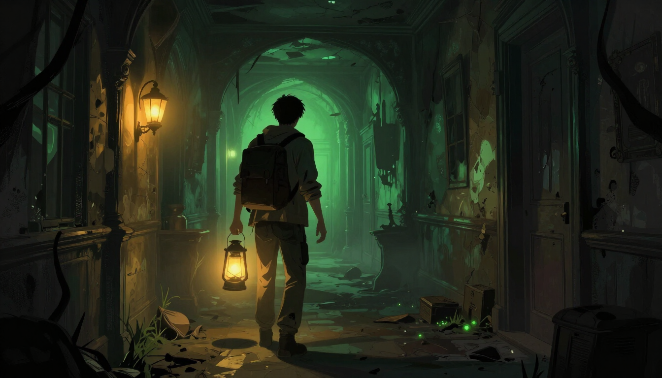 Atmospheric artwork inspired by Resident Evil