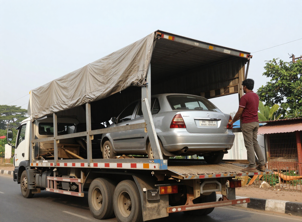 Vehicle carrier used for car transportation