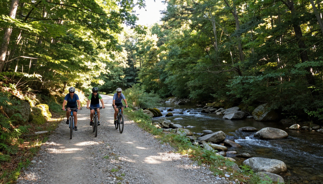 Paseo en bici de Galax a Cliffview