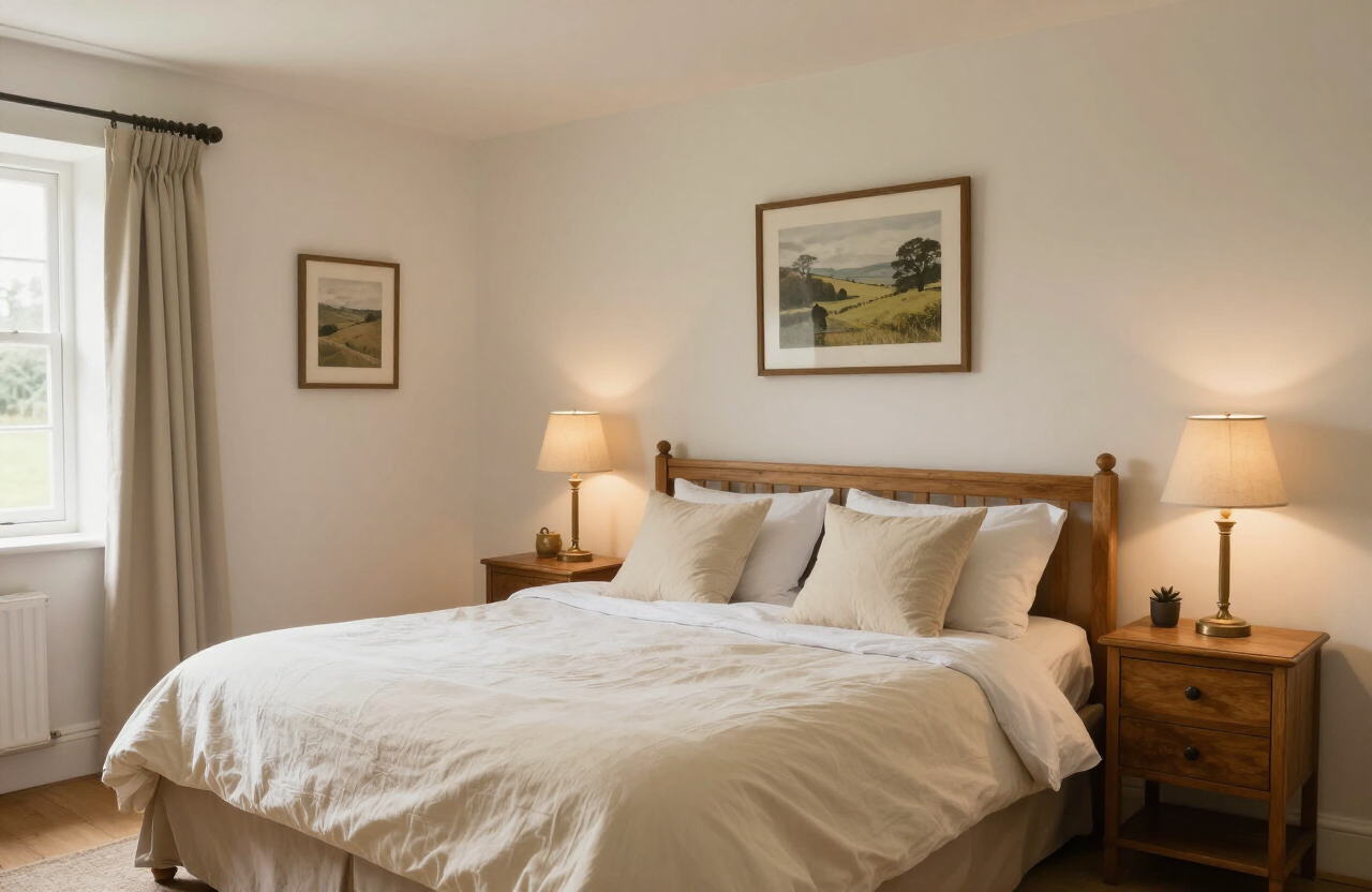 A cosy Cumbrian cottage bedroom