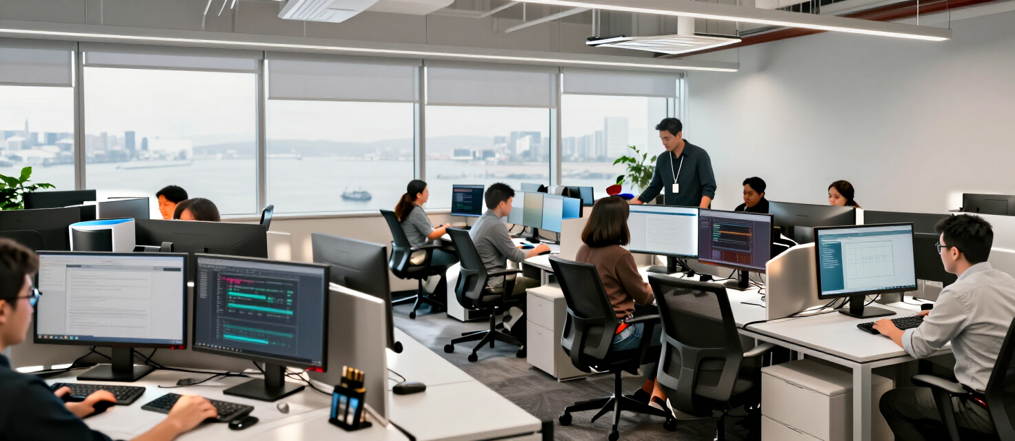 IT Staffing professionals at work