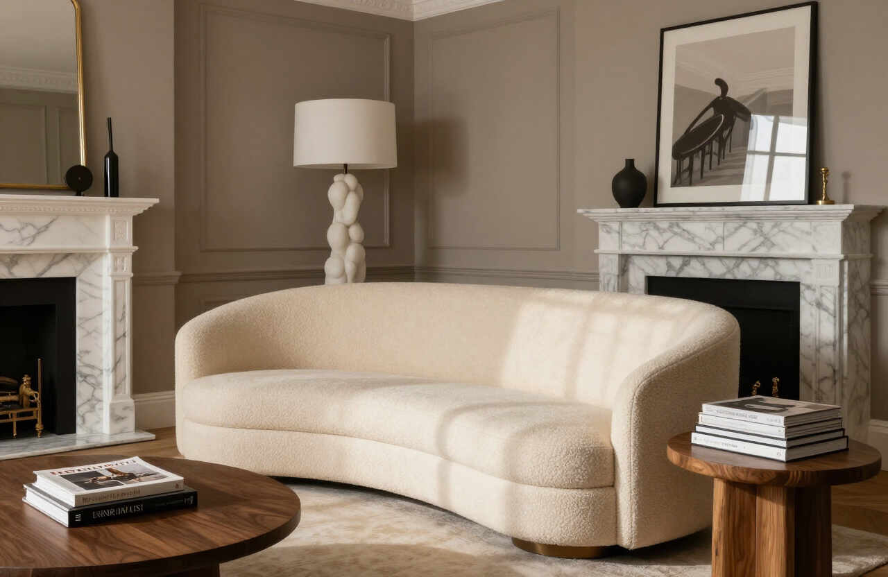 The New Classics: Why Curved Furniture Endures