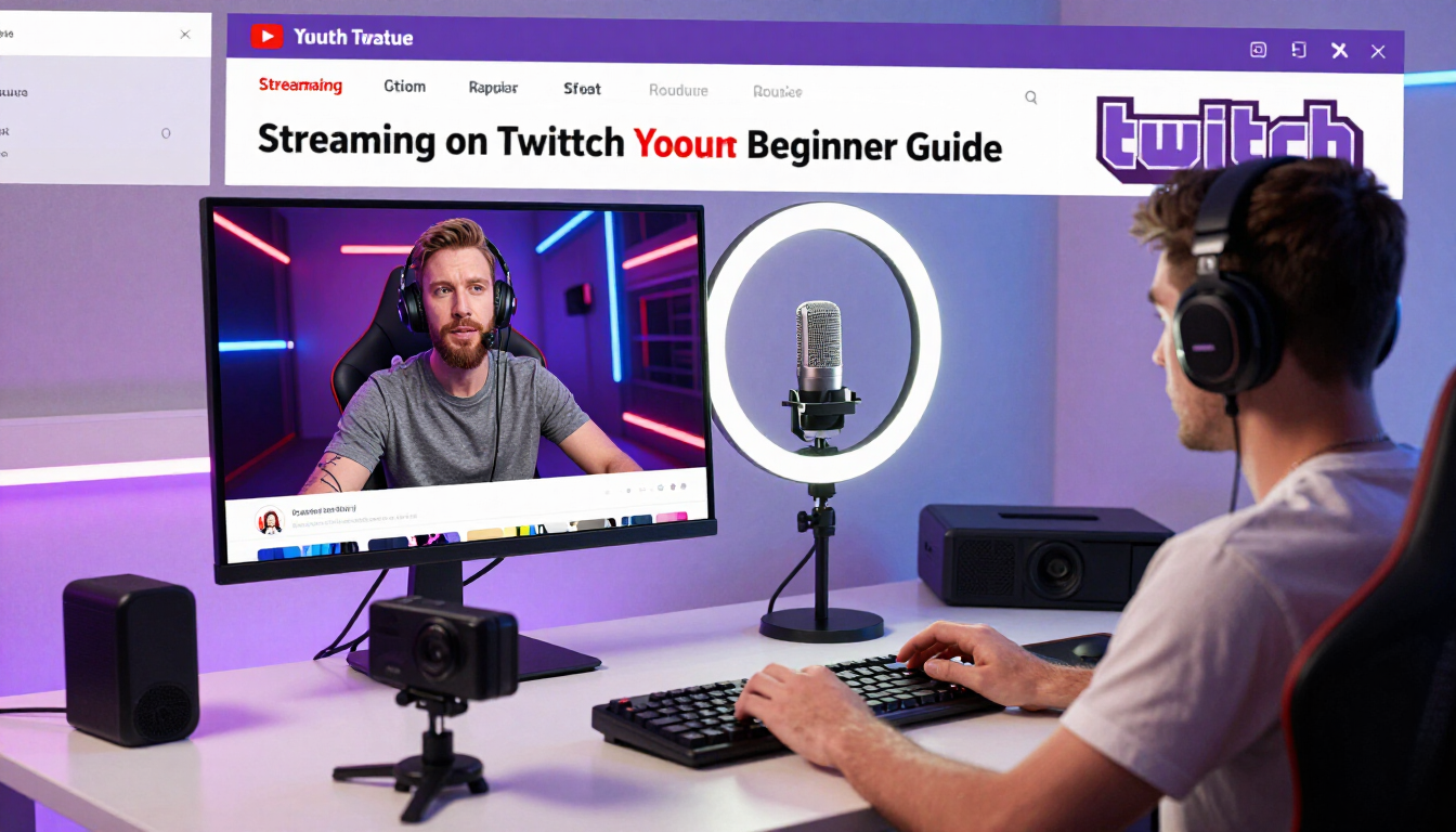 Streamer gaming profesional live