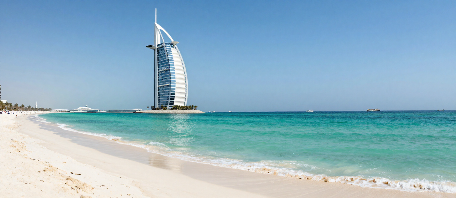 Dubai coastline