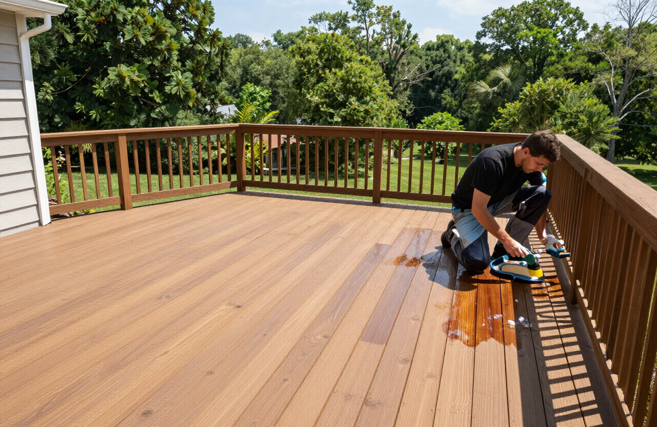 Deck Staining