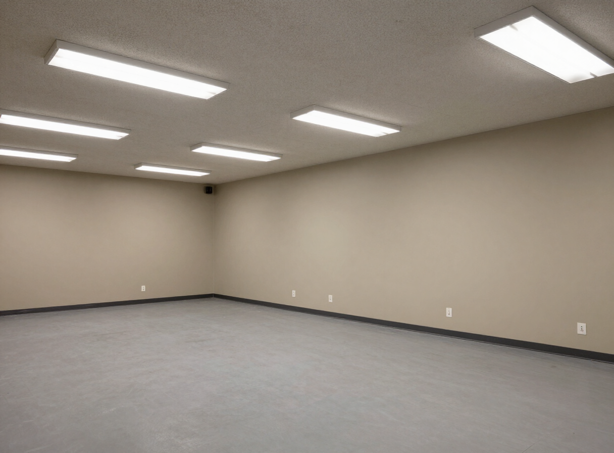 Commercial office space before painting in East Rutherford, NJ