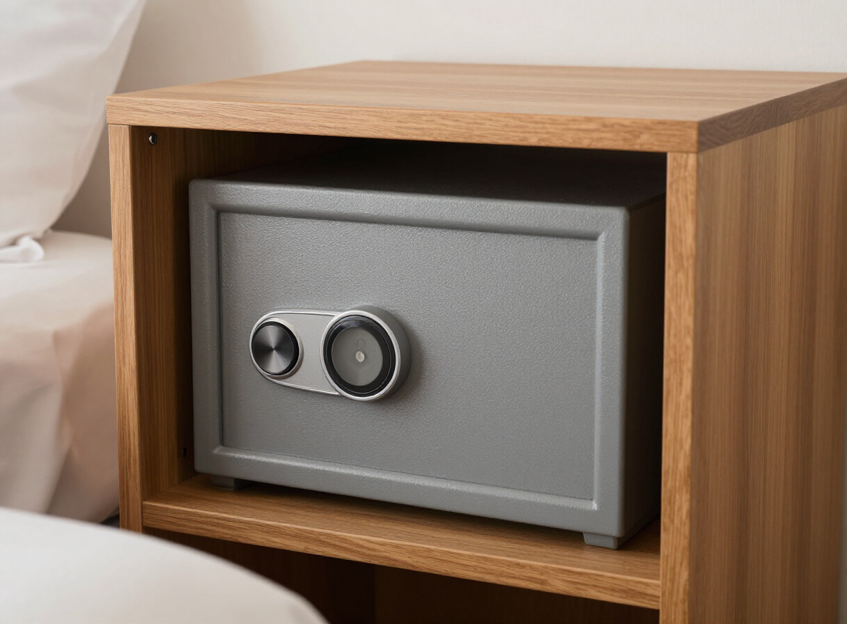 Hotel Accessories: Minibar and safe
