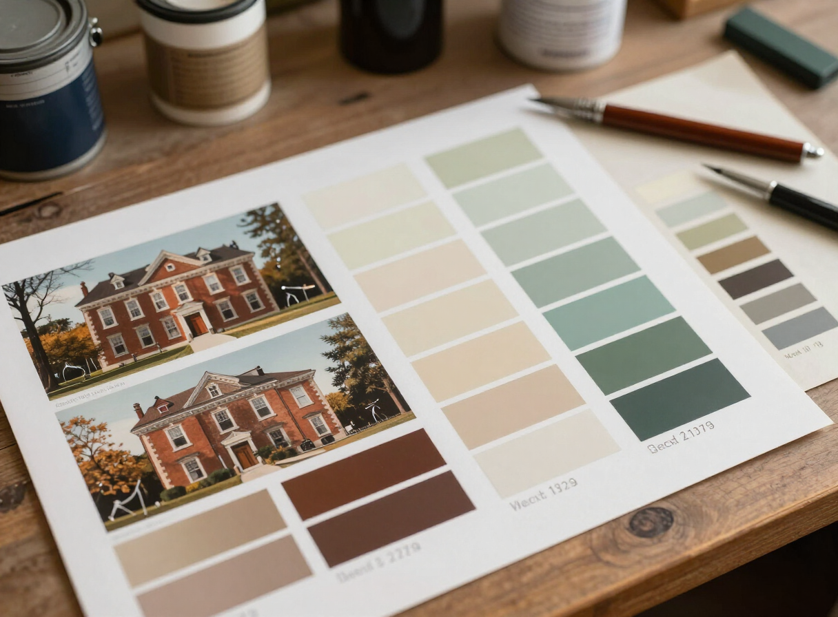 Historic Municipal Building Restoration (Town Hall + Heritage Preservation) Period color research
