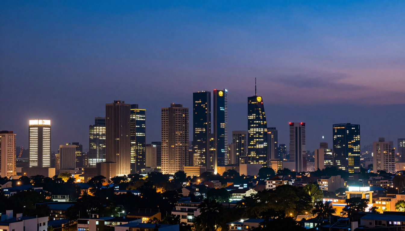 Local SEO map of Bangalore showing business locations and search rankings