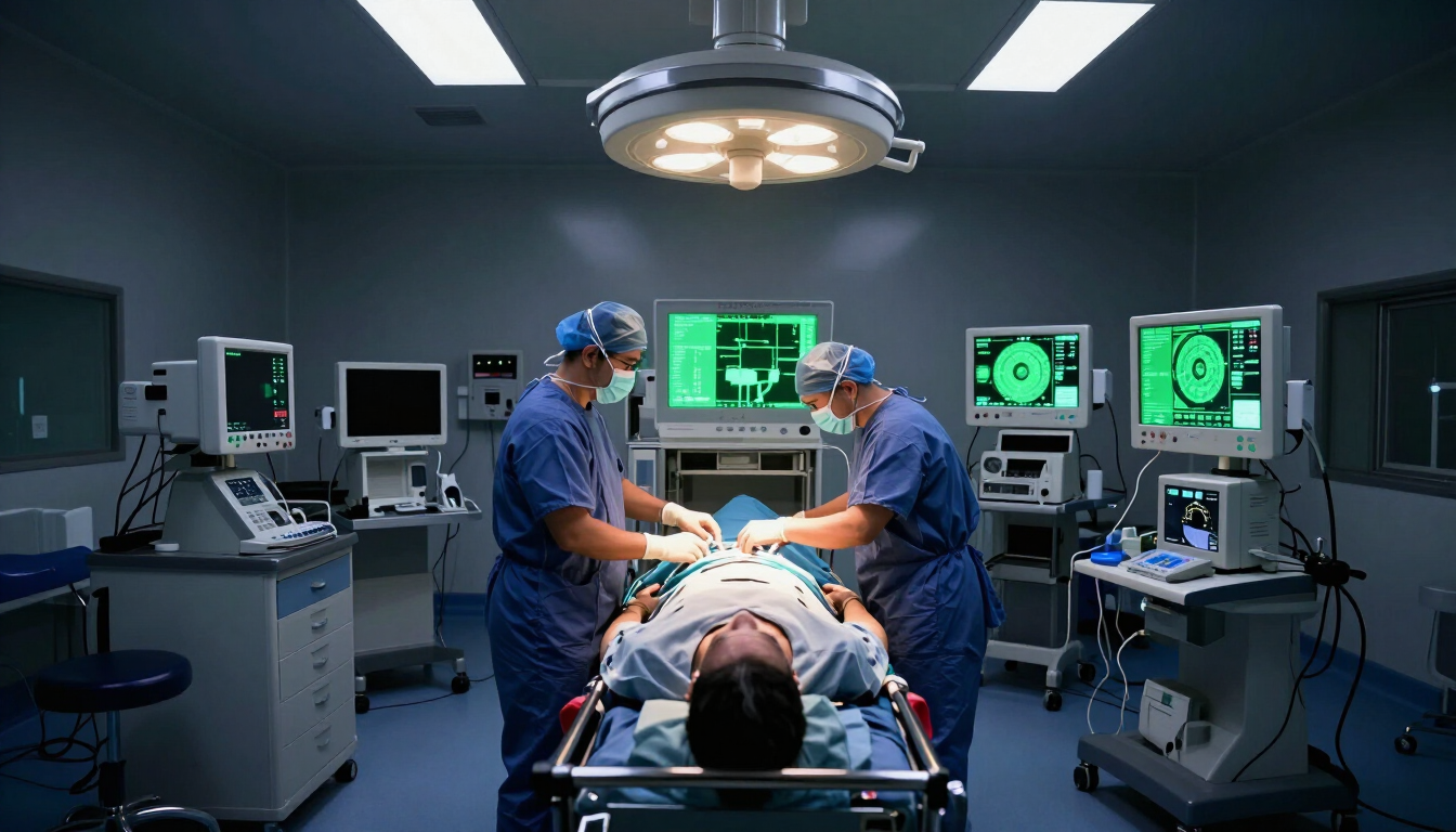 Interventional cardiology catheterisation laboratory