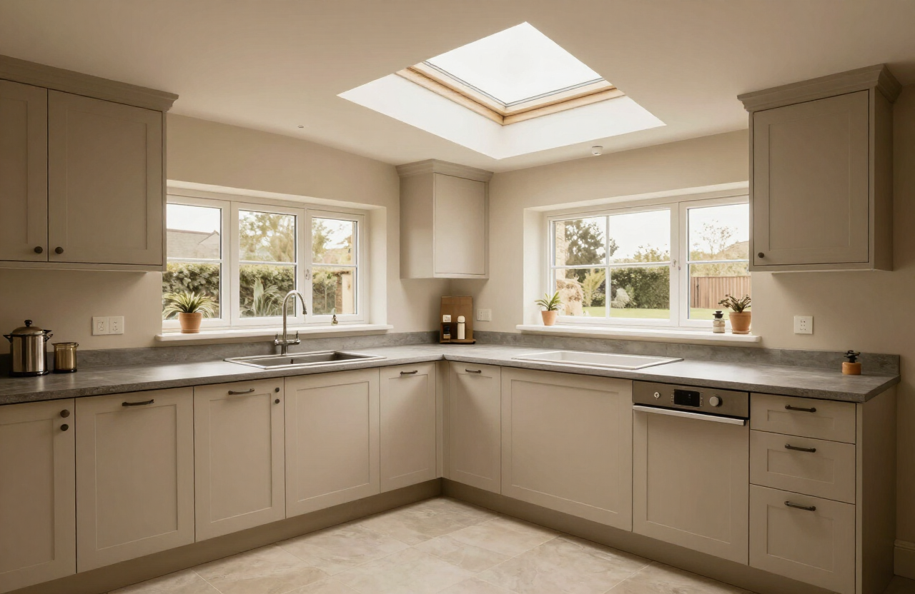 Rear kitchen extension in Chiswick