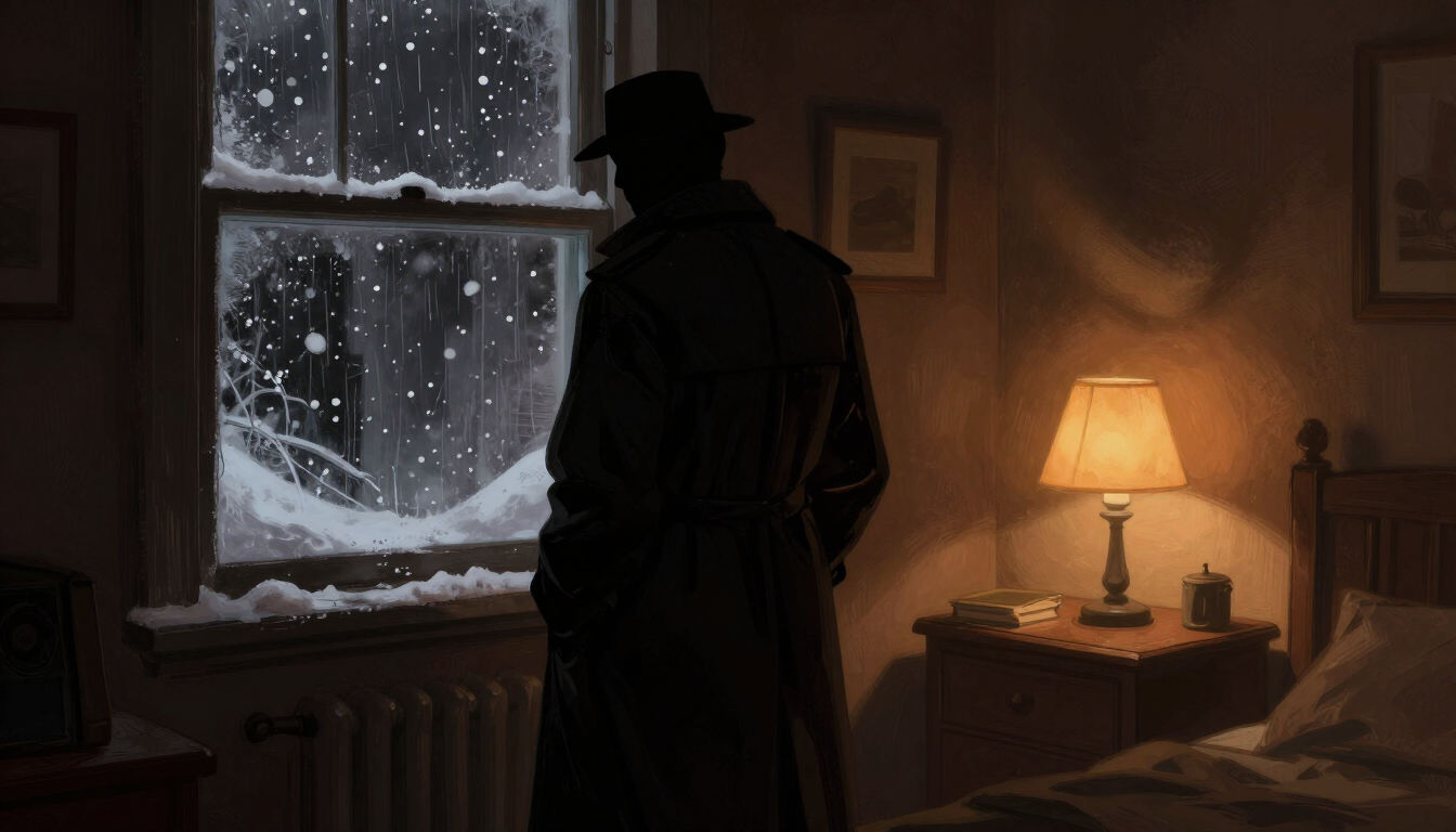 Atmospheric artwork inspired by Max Payne