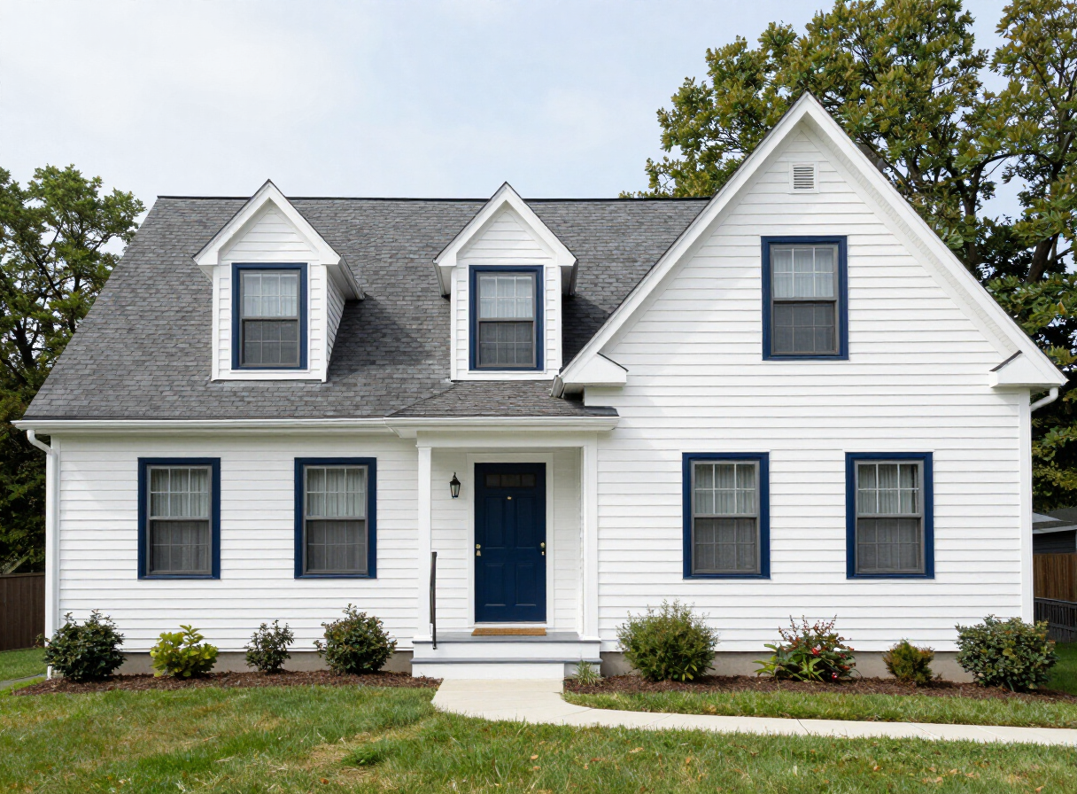 Freshly painted single-family home in Wood-Ridge, NJ