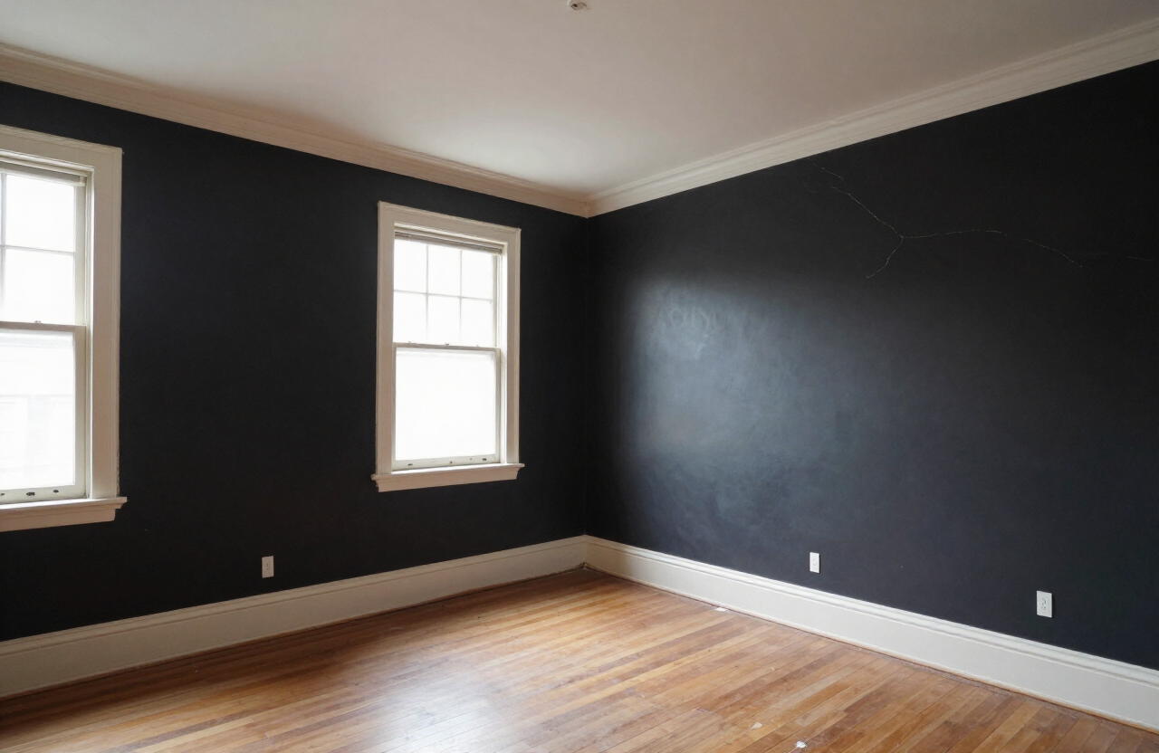 Union City two-family home unit interior before painting
