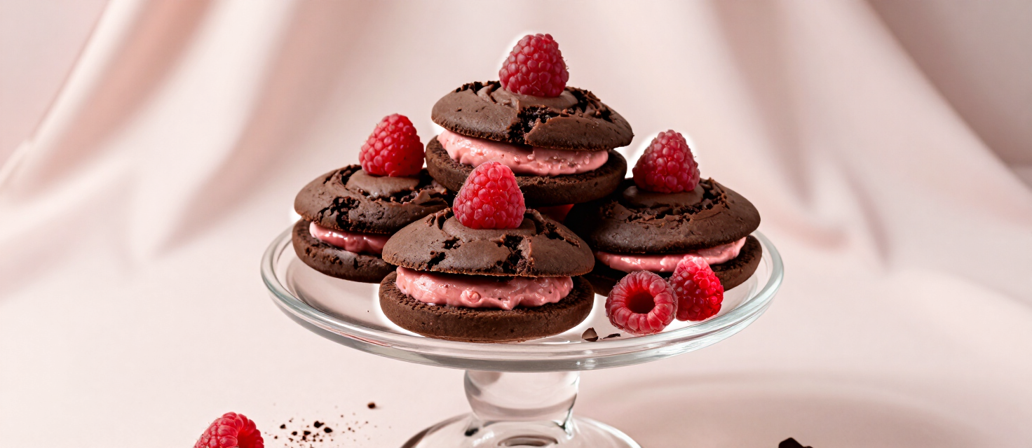 Postres artesanales de chocolate y frutos rojos