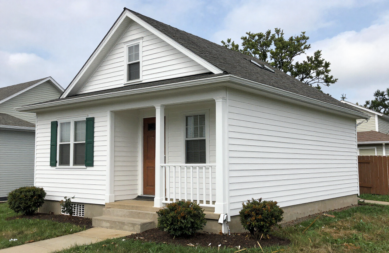 Restored East Rutherford NJ rental exterior after professional painting