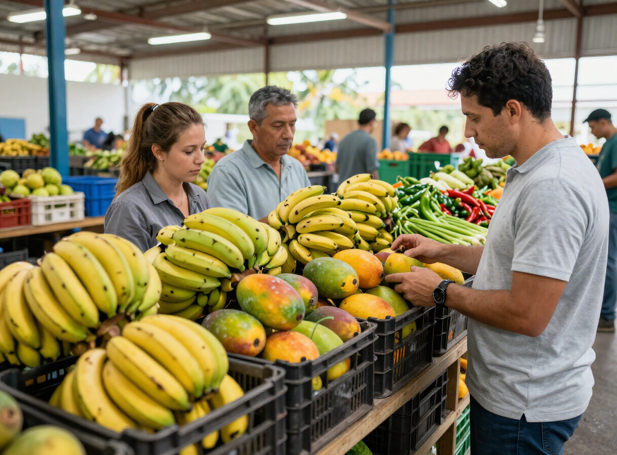 Frutas, vegetales y productos agrícolas