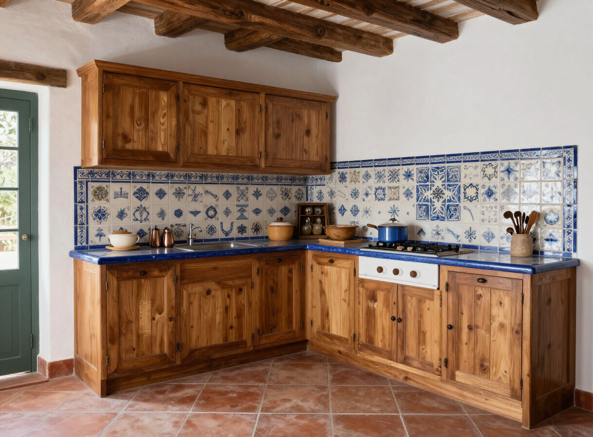 Kitchens: Mediterranean rustic