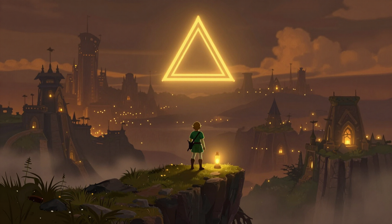 Atmospheric artwork inspired by The Legend of Zelda