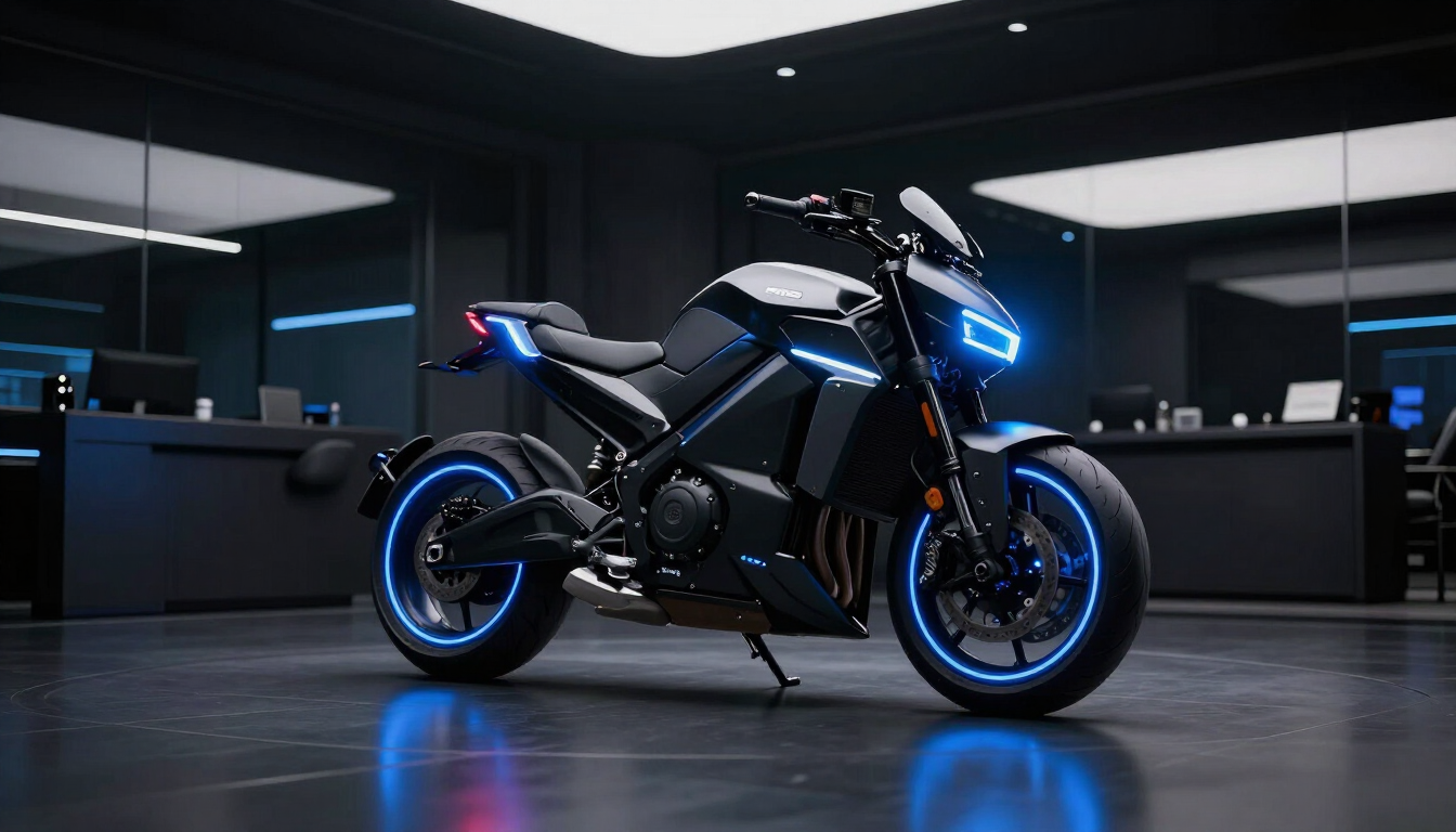 Moto elétrica EVOLUTION E-MOTOS em destaque