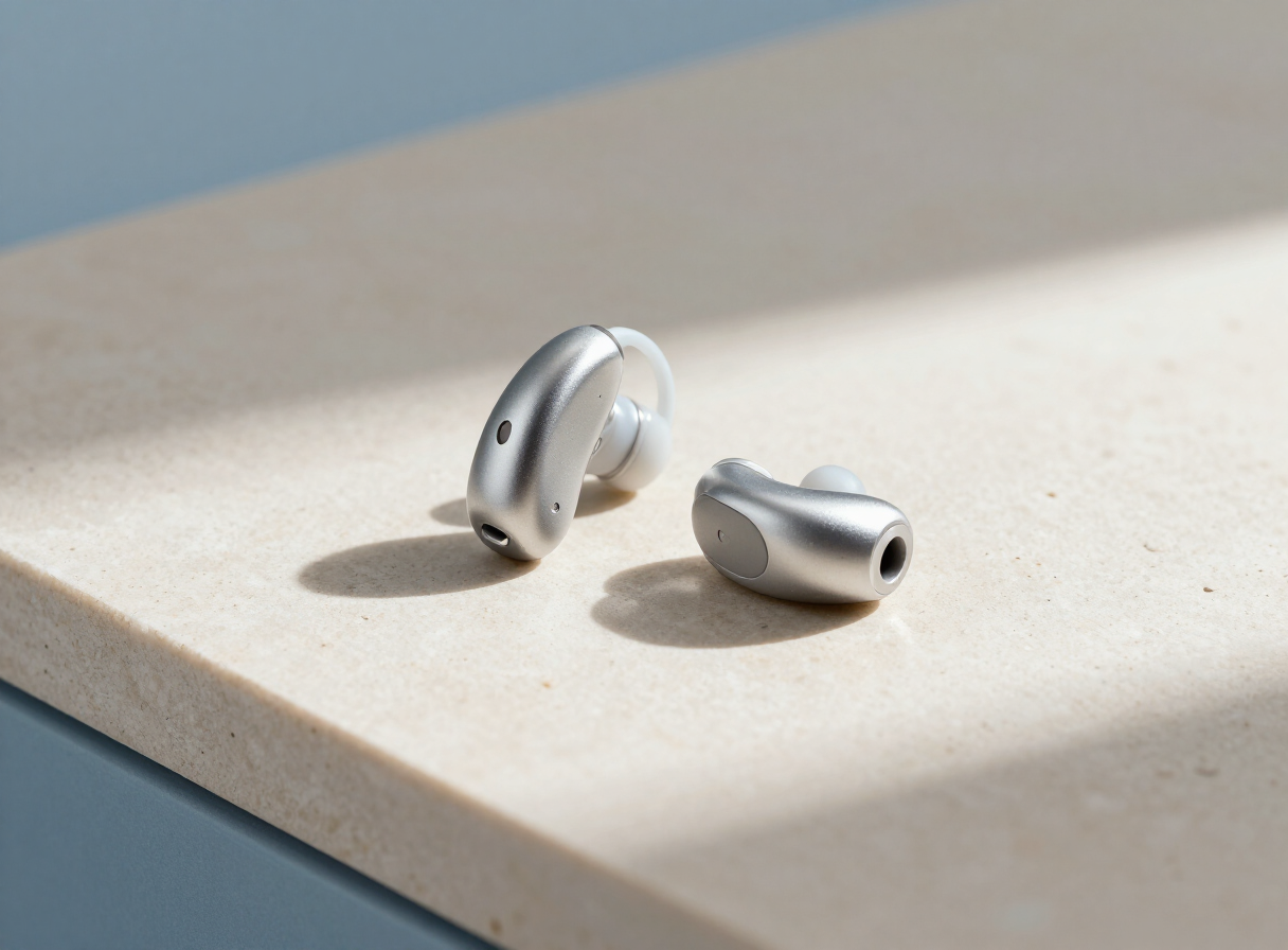 Discreet modern hearing aids