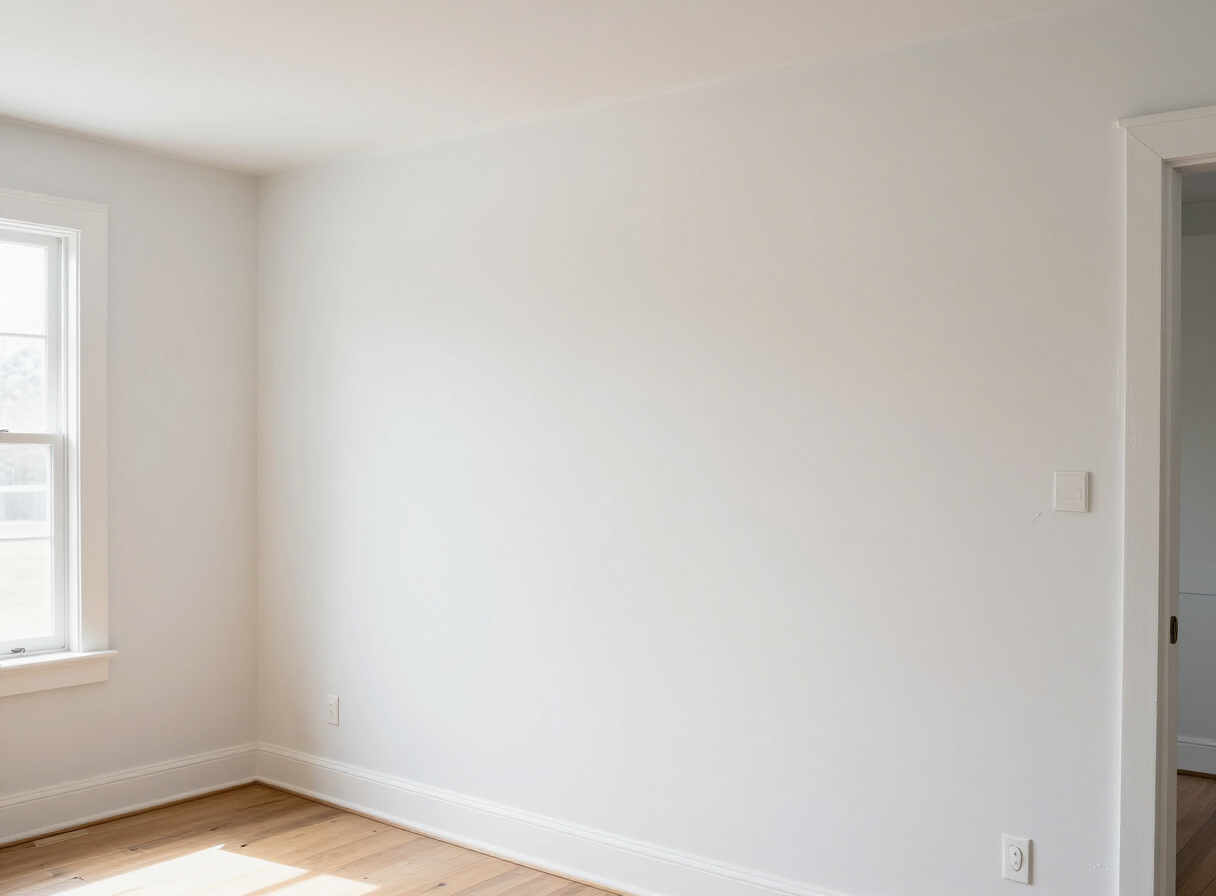 Older Wood-Ridge, NJ home wall after repair and painting