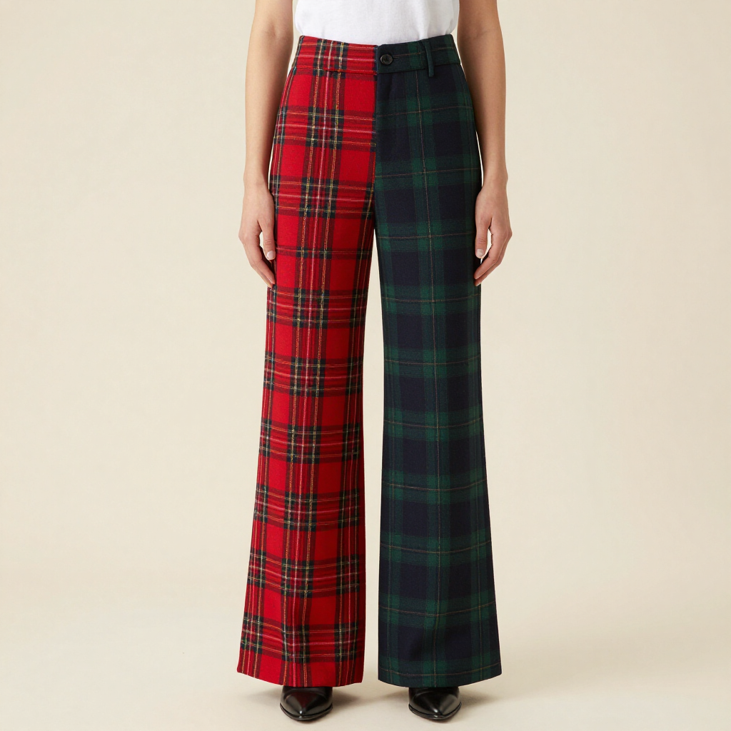 Clash Course Plaid Trousers
