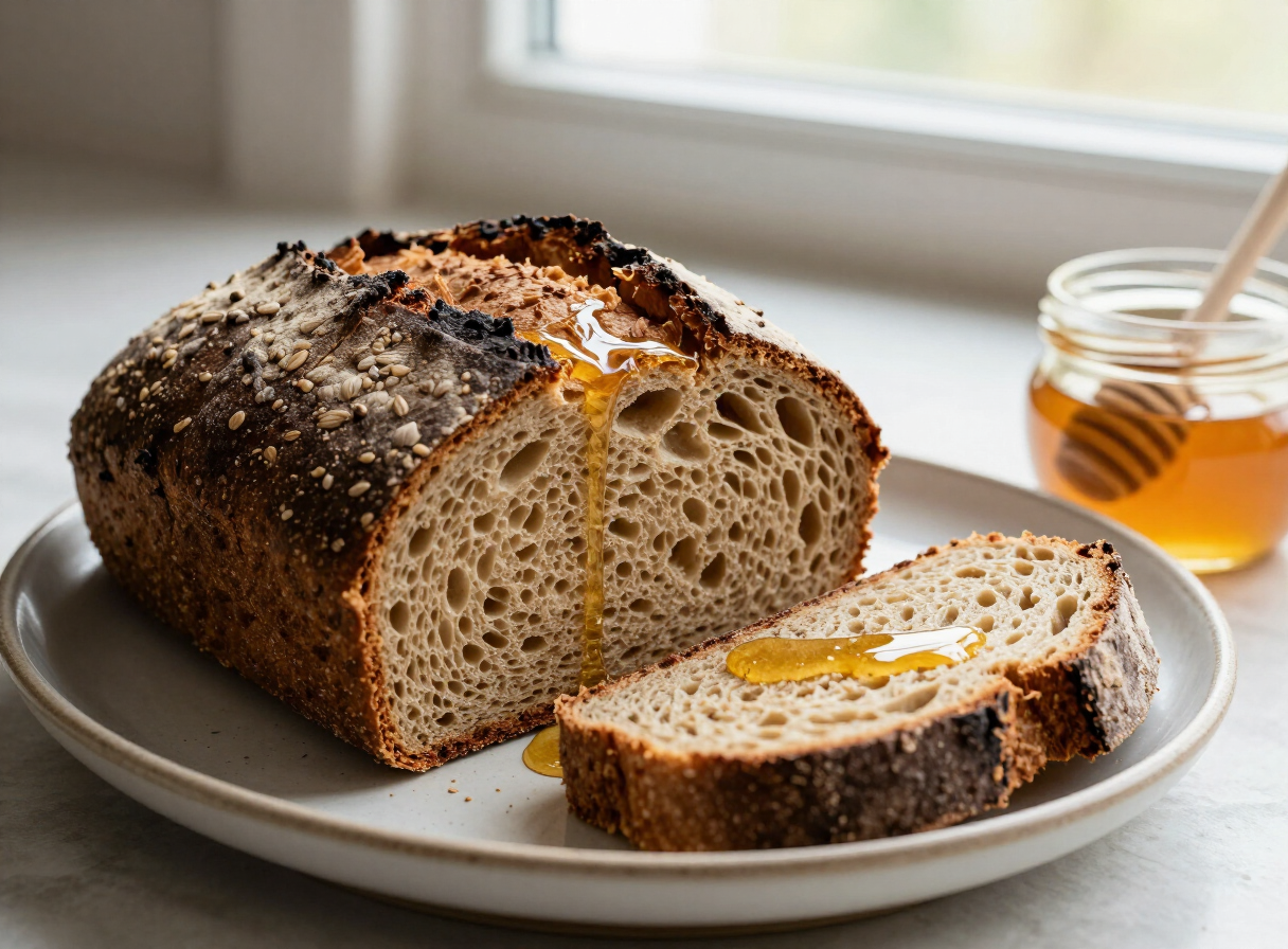 Pan de Cebada con Miel