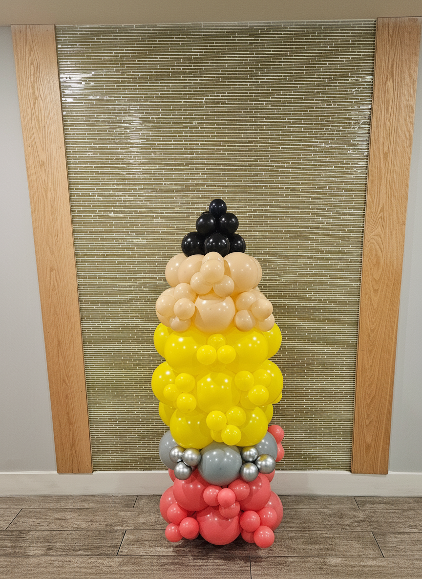Recent balloon install by Joiful Expressions