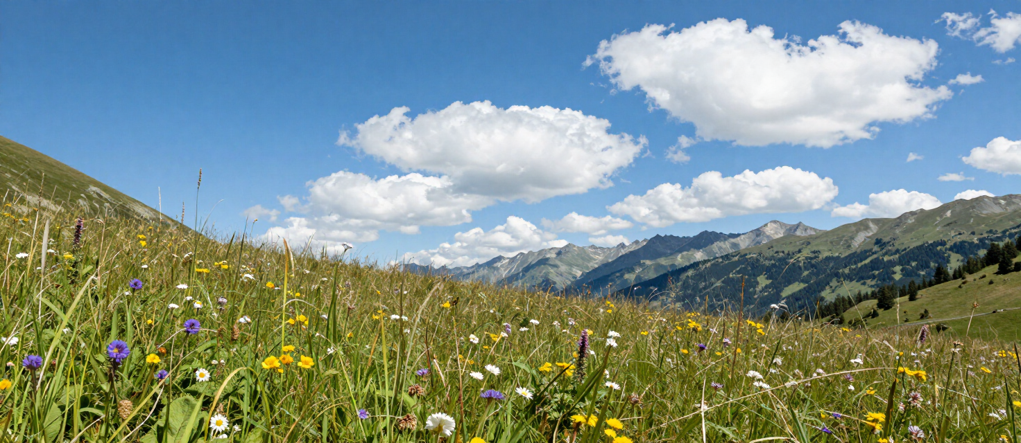 Prairie alpine en Savoie