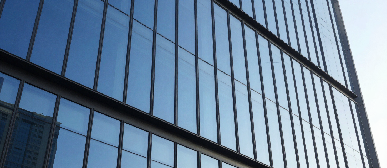 Modern glass facade installed by MS Glass in Lahore