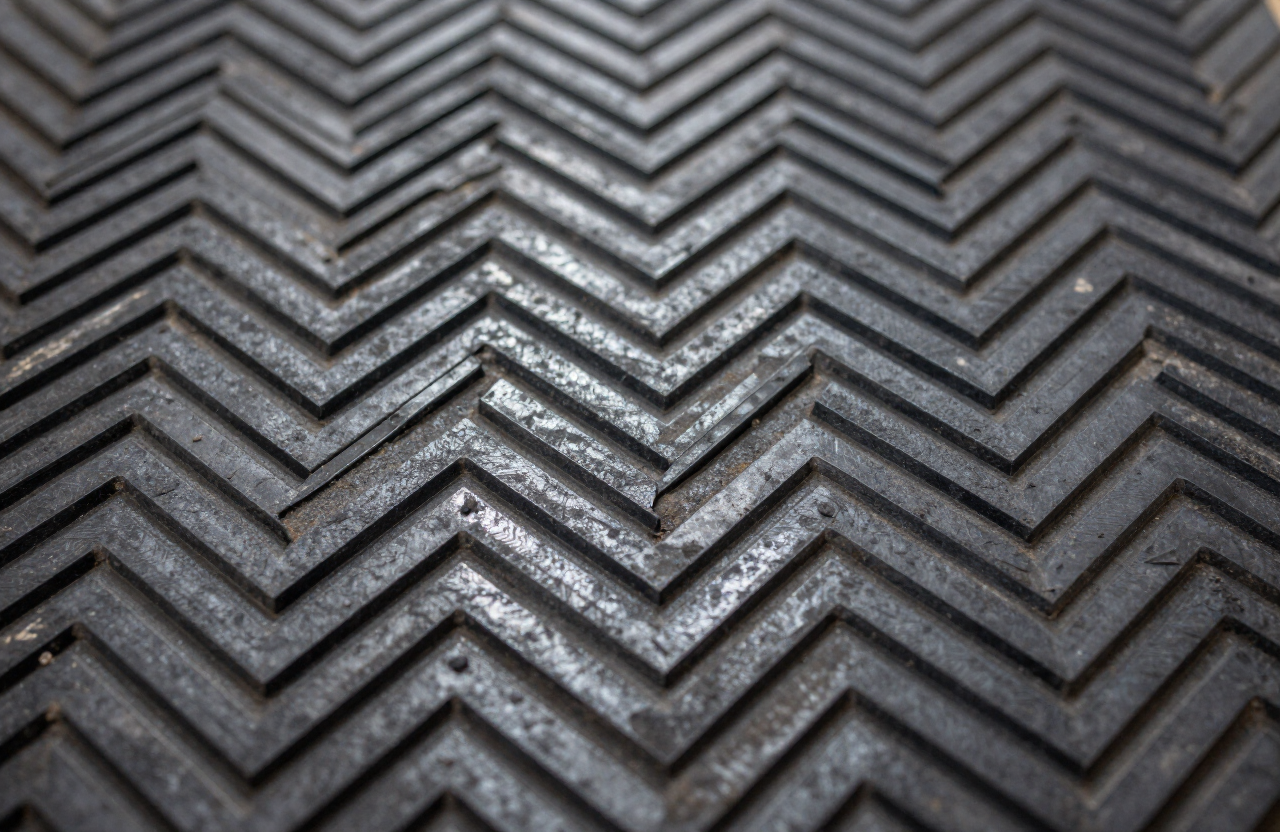 Chevron conveyor belt