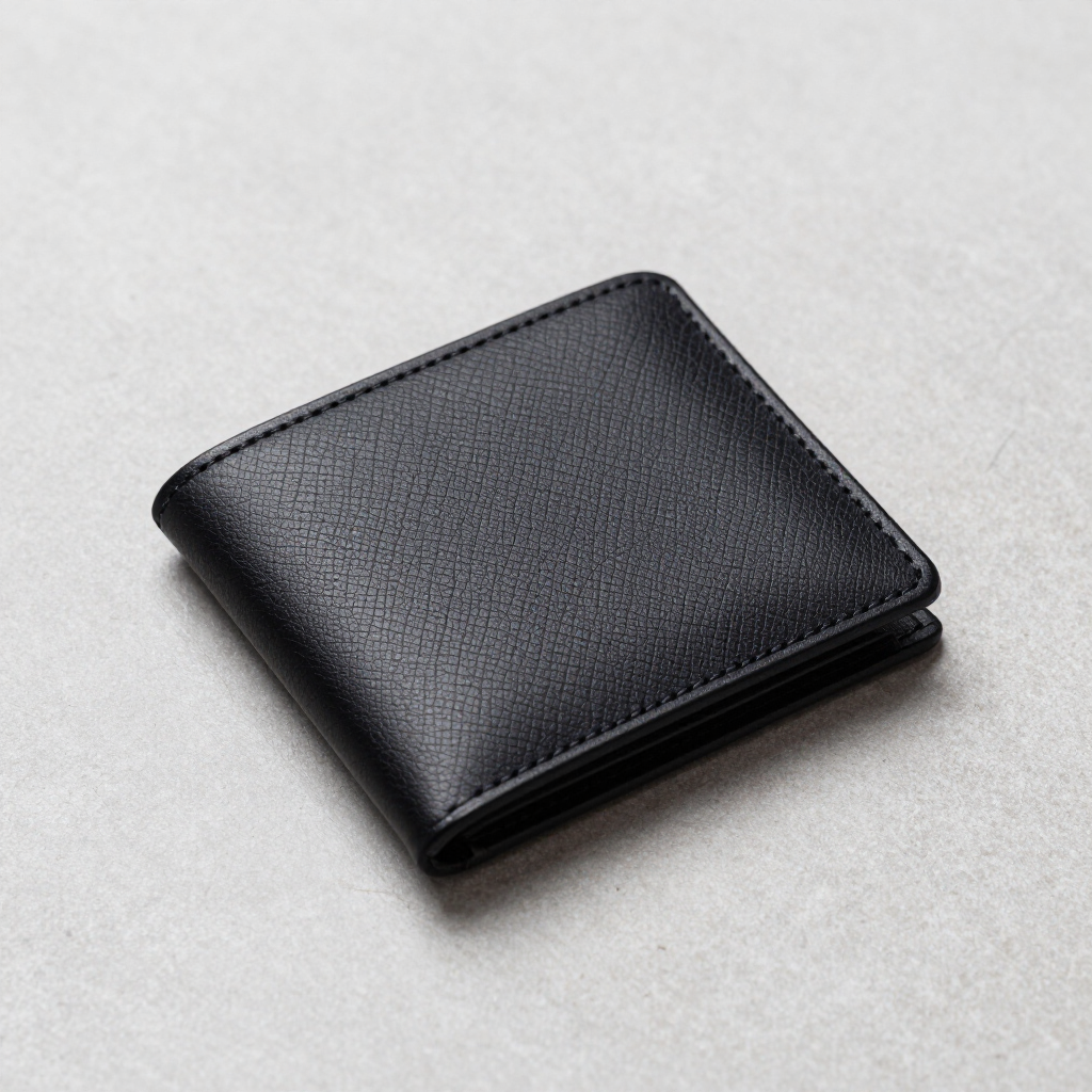Cartera Caballero Slim — Negra
