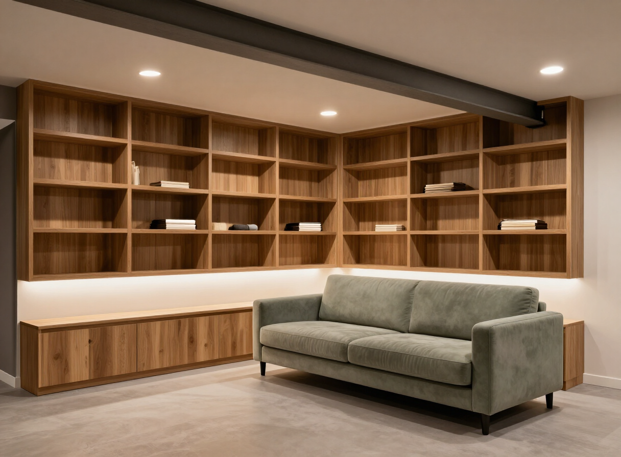 Generated basement finishing concept