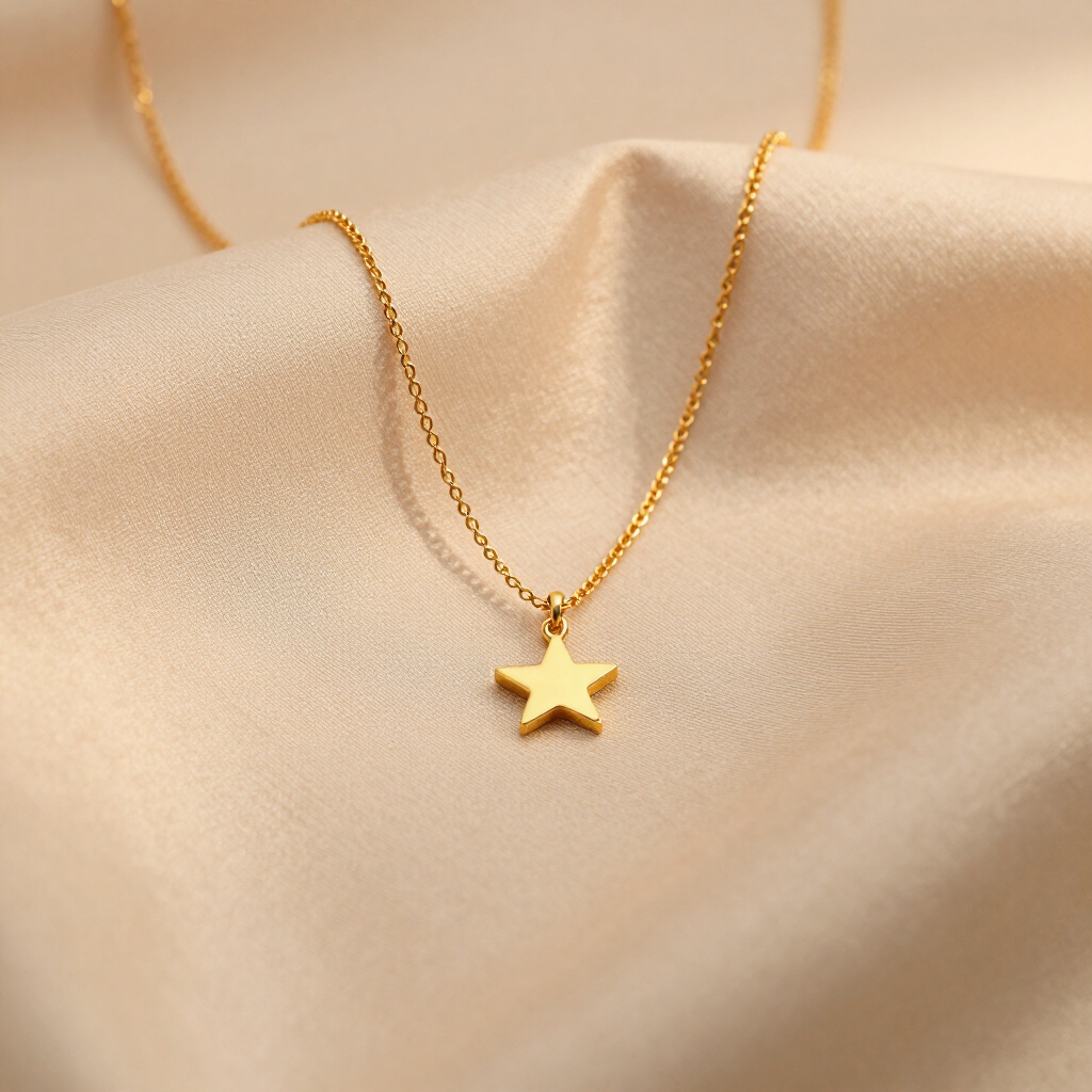 Collier Chaîne Fine Étoile