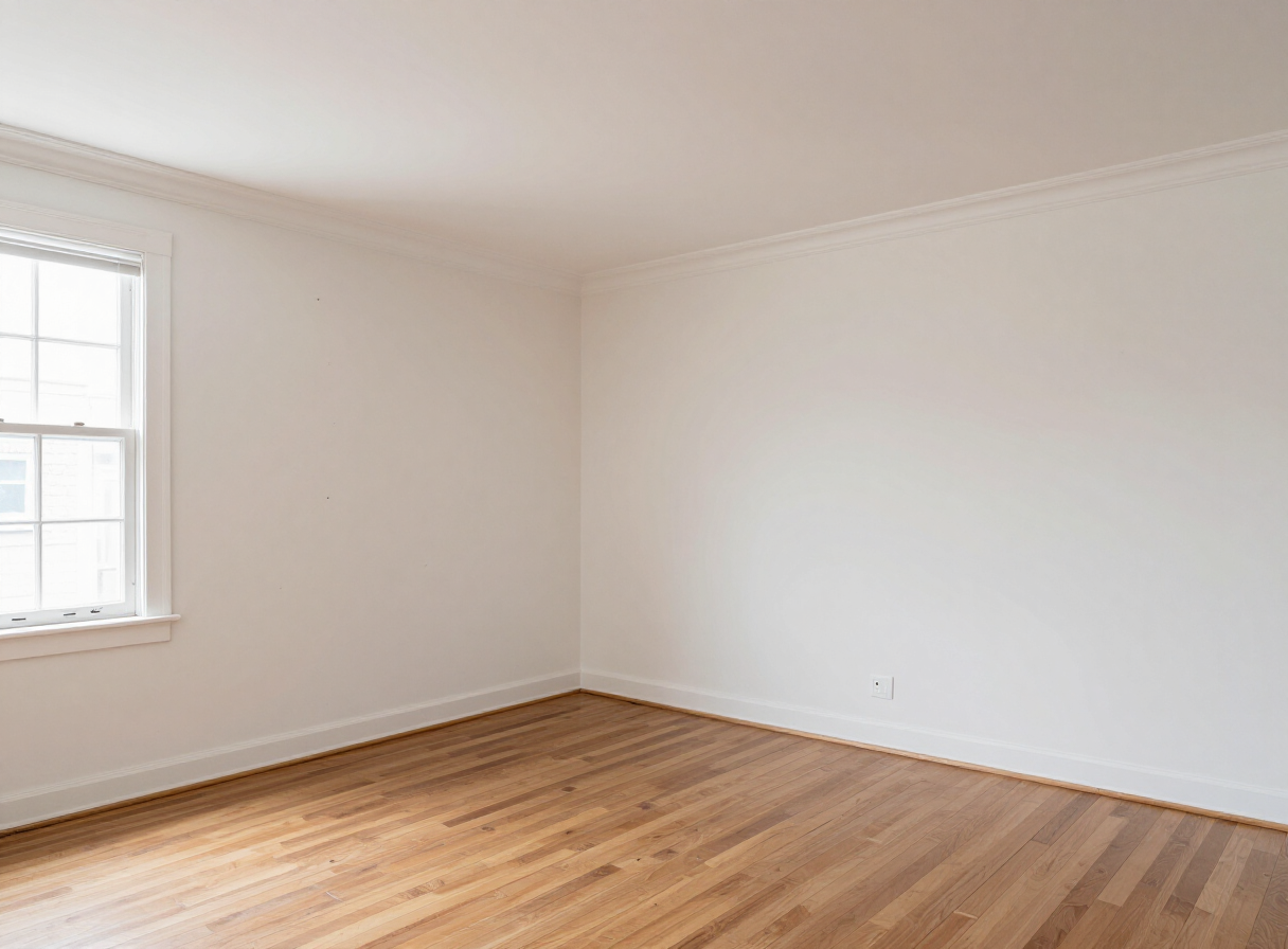 Single-family home interior before painting in East Rutherford, NJ