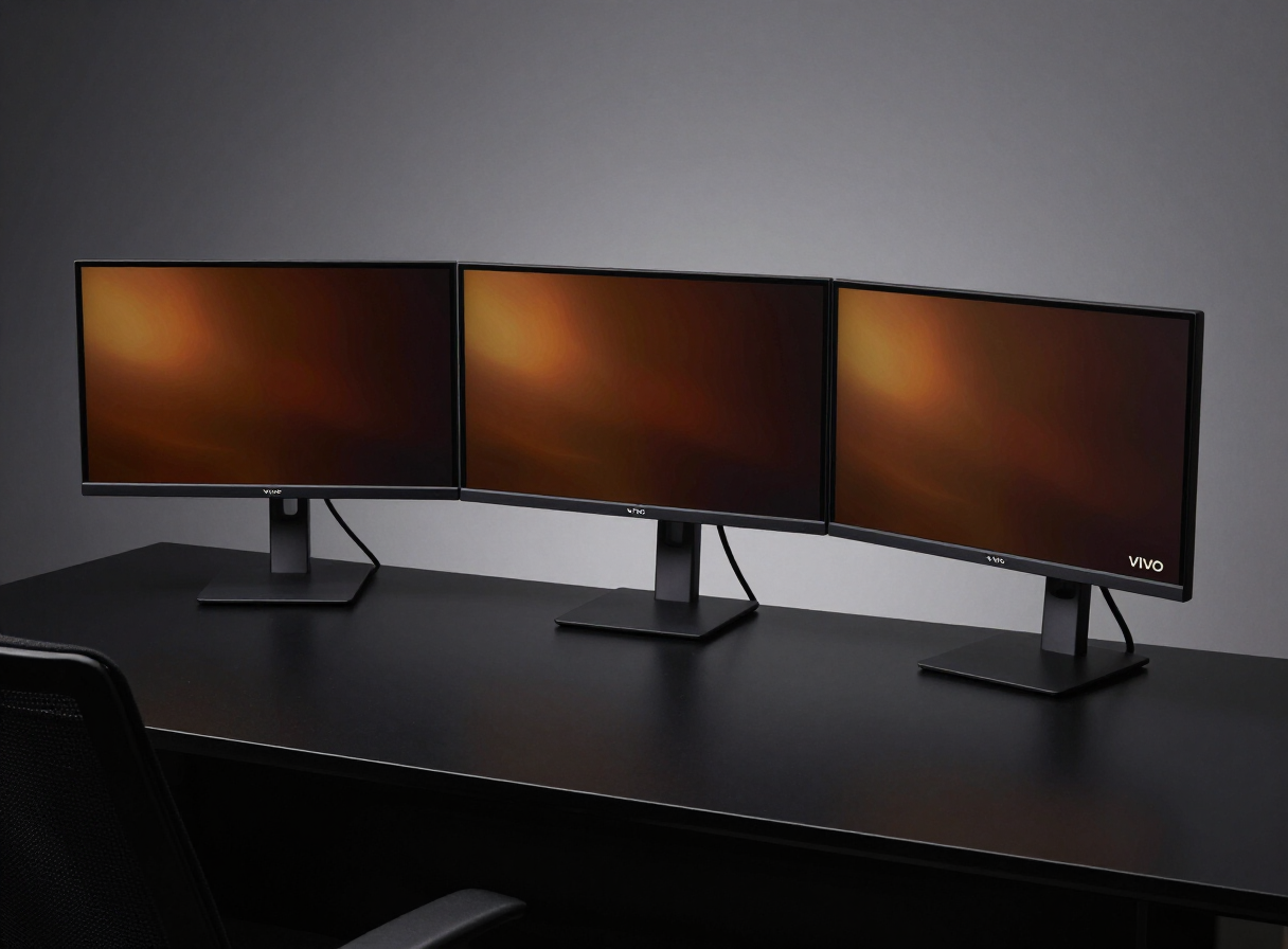 VIVO Triple Monitor Desk Mount