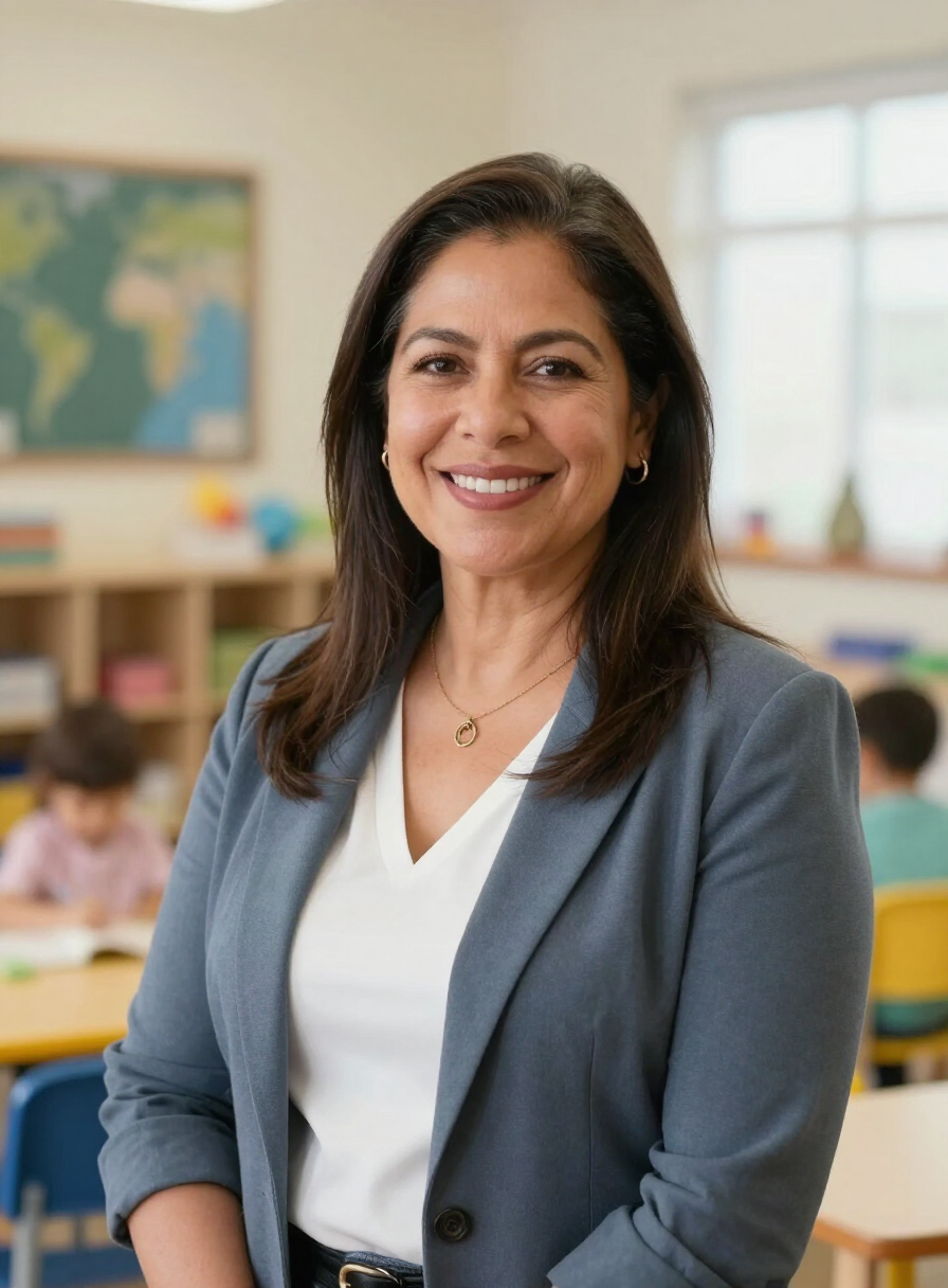 Portrait of Julie Lujan, owner and director