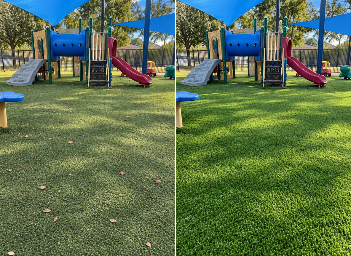 Daycare playground before