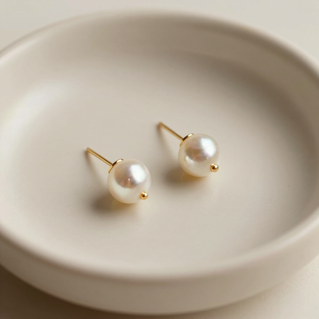 Boucles d'Oreilles Perle Douce