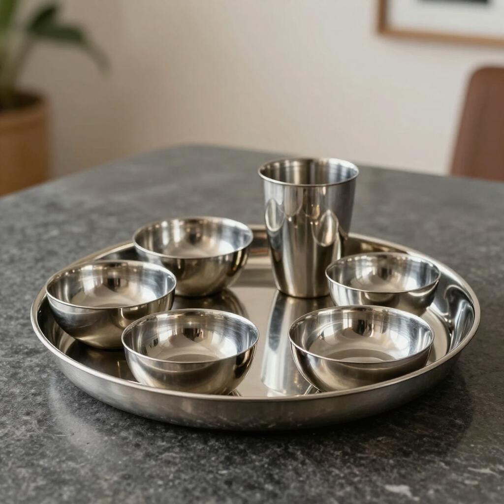 Stainless Steel Dinner Set