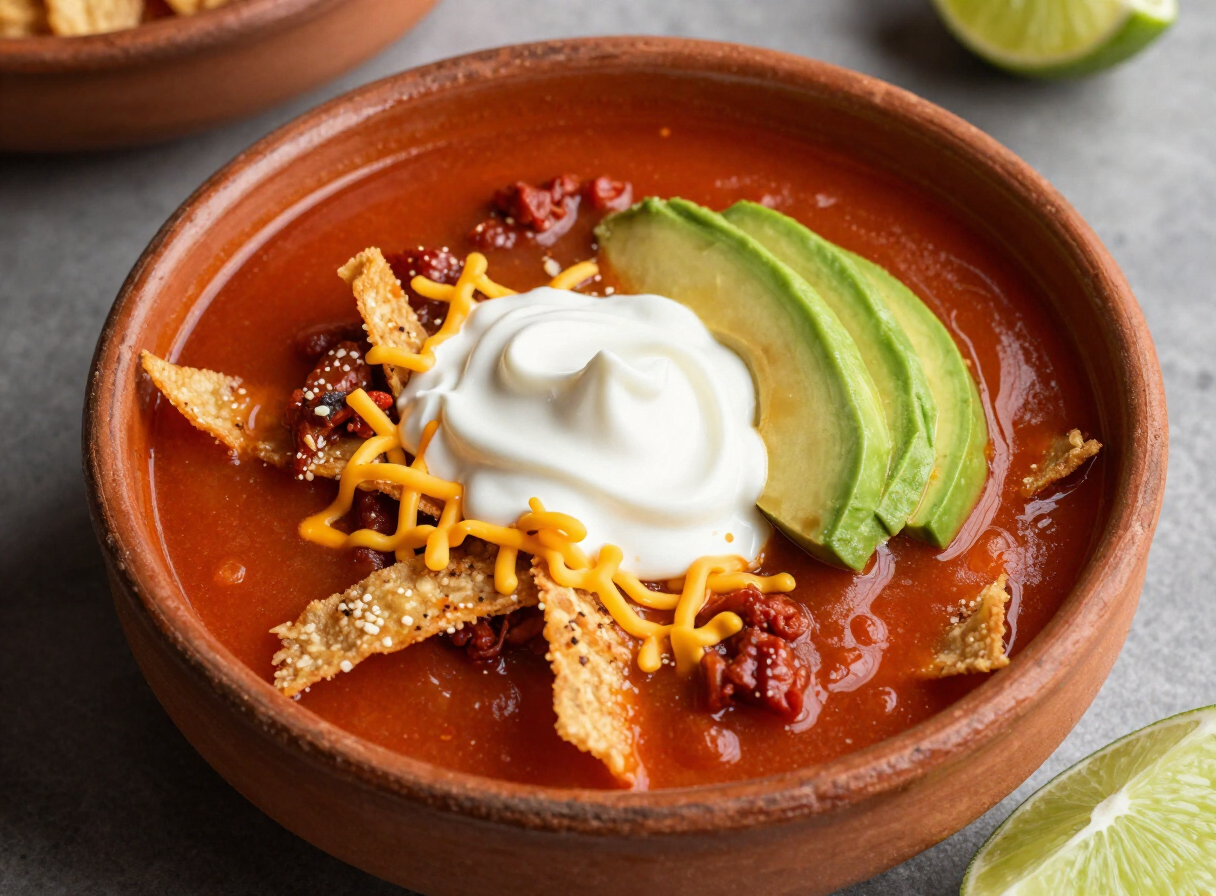Sopa de Tortilla Mexicana