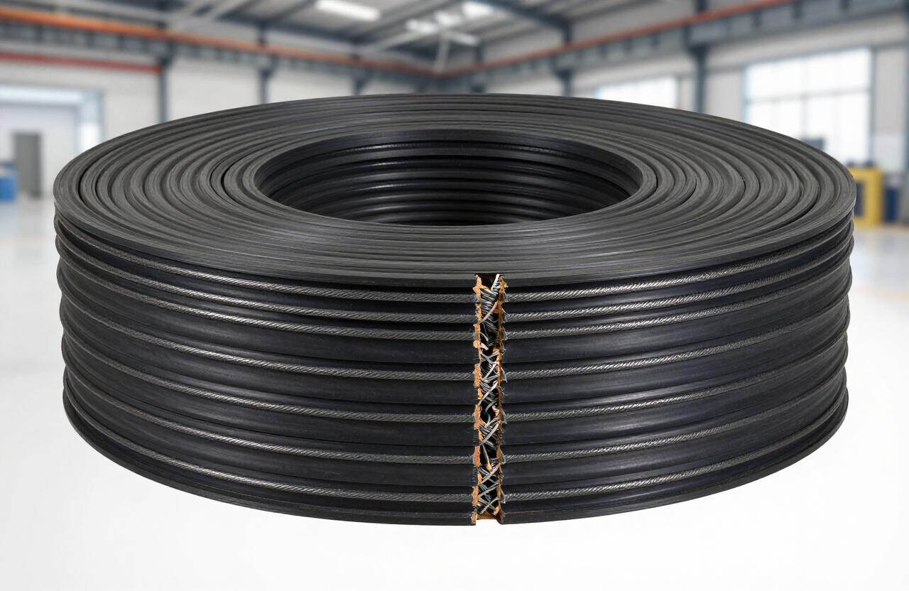 Steel cord conveyor belt