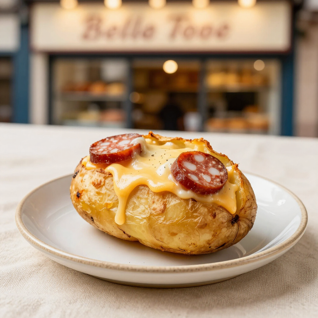 Patata rellena de Papas Sitio