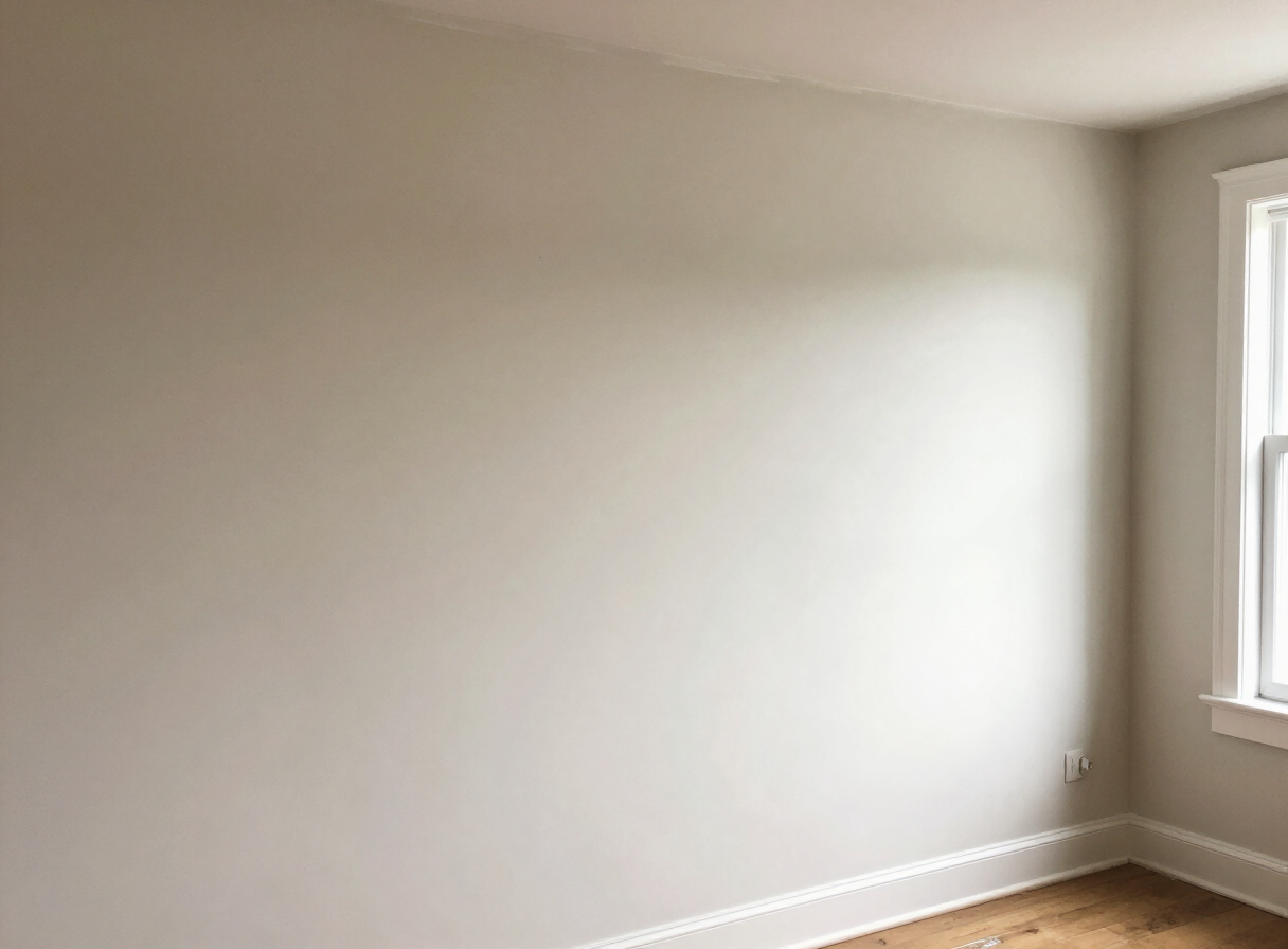 Finished painted drywall patch in a Hoboken NJ home