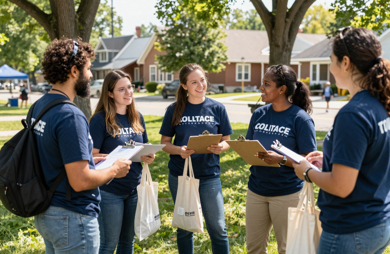 Campaign volunteers