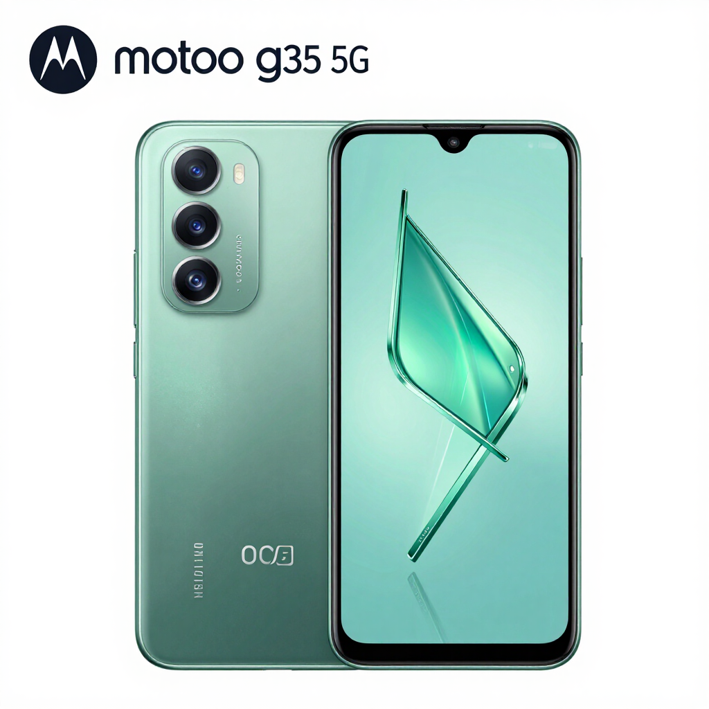 Smartphone Motorola Moto g35 5G, 128 GB, 12 GB, câmera 50 MP, NFC, tela de 6,7", Verde