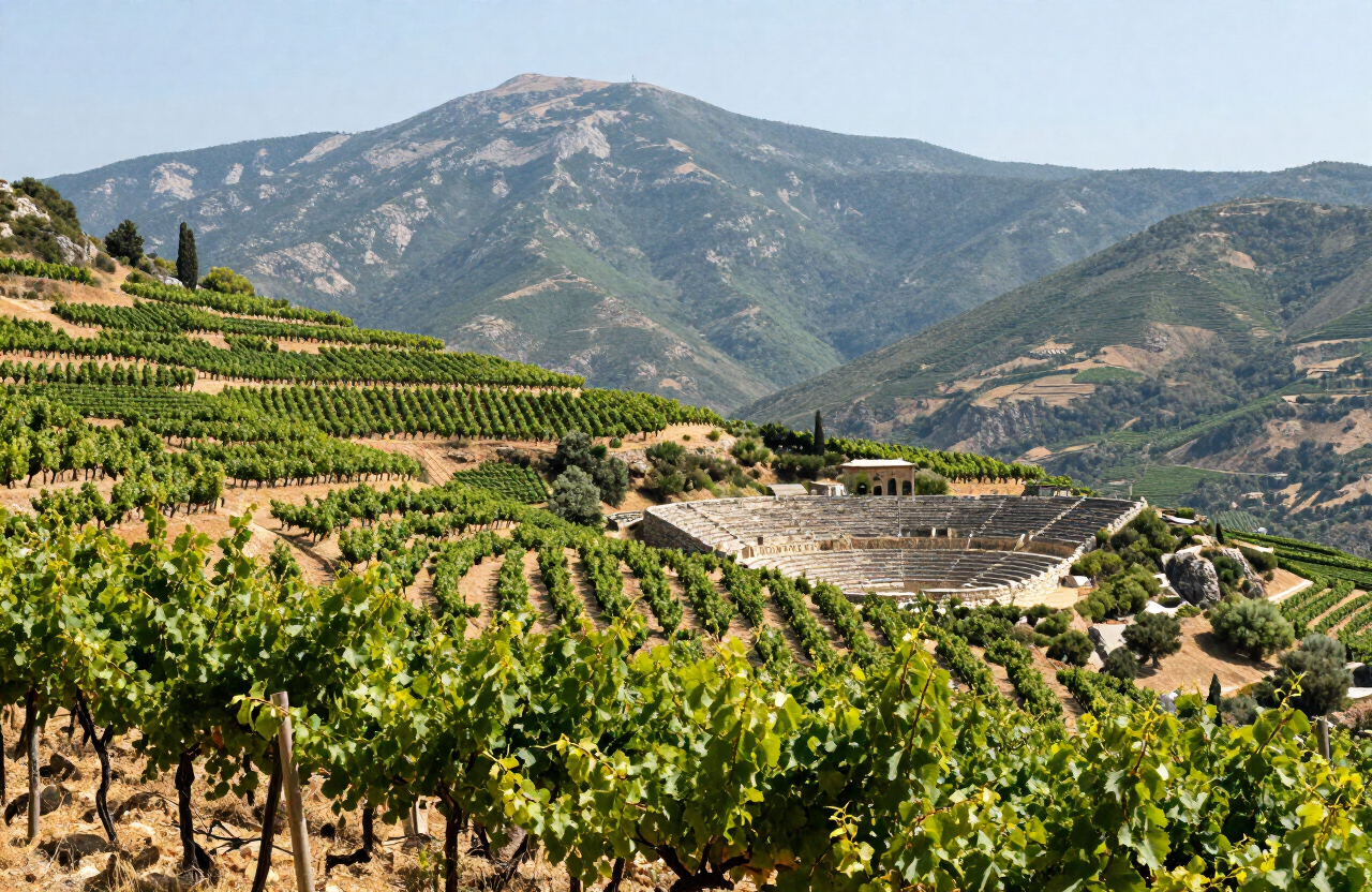 Greece — Peloponnese & Central — vineyards and cellars